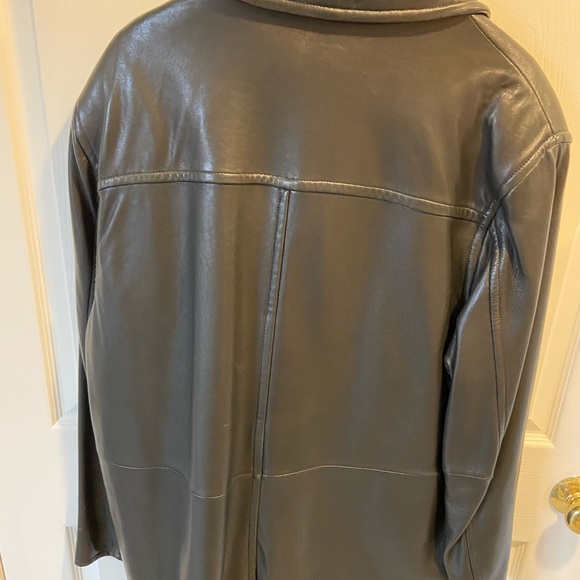 Men’s Nicole Miller leather coat - Picture 2 of 5